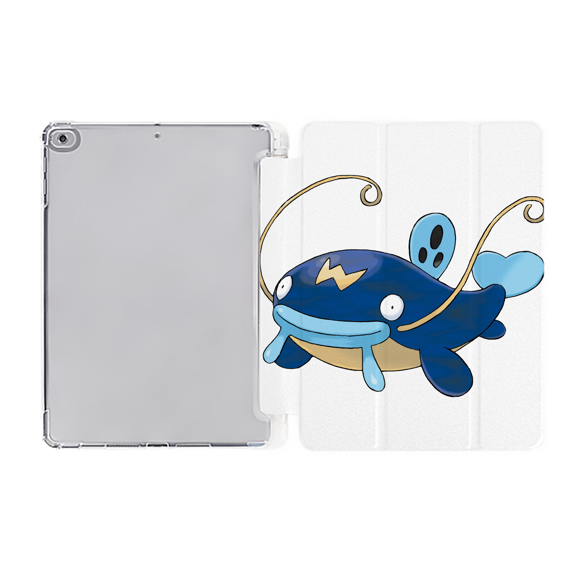 （画像用） ポケットモンスター Pokémon IPad ケース ペン収納付き 三つ折りスタンド PUレザー×シリコン 対応機種9.5/10.5/10.9インチ